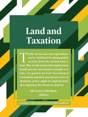 cover image of Land and Taxation